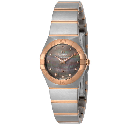 OMEGA 123.20.24.60.57.005 Watch - Elegant Design Swiss Automatic Movement 24mm Case Stainless Steel Bracelet