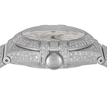 OMEGA 123.55.31.20.55.007 Elegant Constellation White Dial Automatic Movement Stainless Steel Case Luxury Watch
