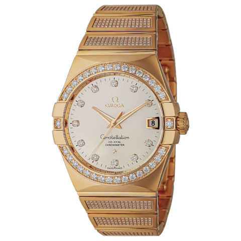 OMEGA 123.55.38.21.52.005 Watch - Constellation 5-Year Warranty Silver Elegant Design Swiss Automatic Movement