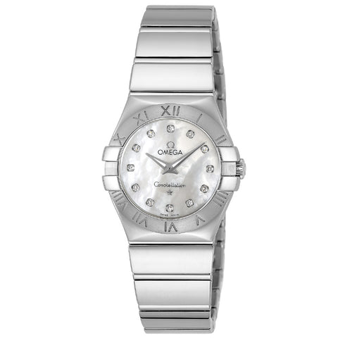 OMEGA 12310276055002 Constellation 5-Year Warranty White Pearl Elegant Design Swiss Made