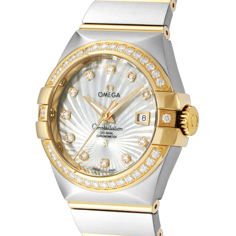 OMEGA 12325312055002 Constellation 5-Year Warranty White Pearl Dial Elegant Design Swiss Automatic Movement