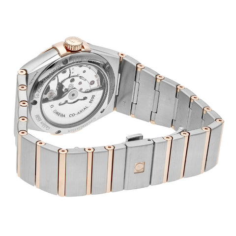 OMEGA 12325382163001 Constellation 5-Year Warranty Brown Leather Strap Swiss Automatic Watch
