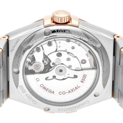 OMEGA 12325382163001 Constellation 5-Year Warranty Brown Leather Strap Swiss Automatic Watch
