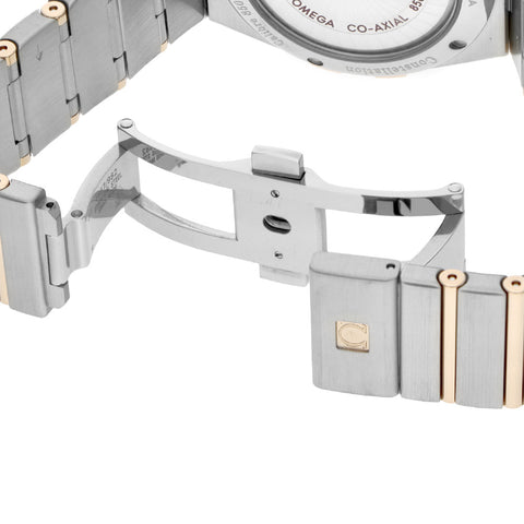 OMEGA 12325382163001 Constellation 5-Year Warranty Brown Leather Strap Swiss Automatic Watch