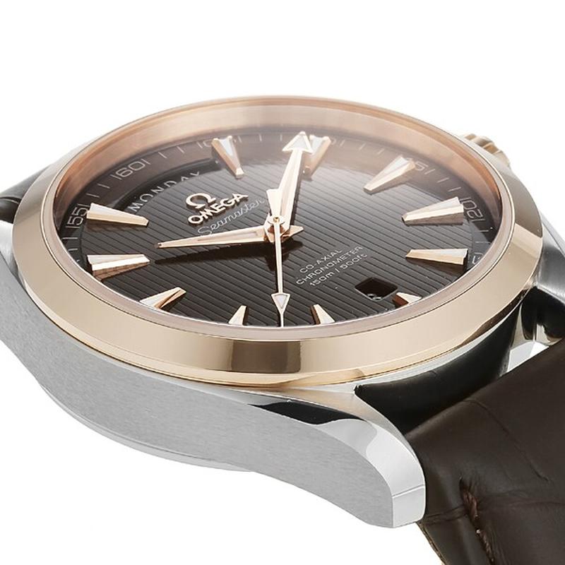 OMEGA 231.23.42.22.06.001 Watch - Seamaster Aqua Terra 150M Co-Axial Chronometer Day-Date in Grey - Parallel Import (Image 2)