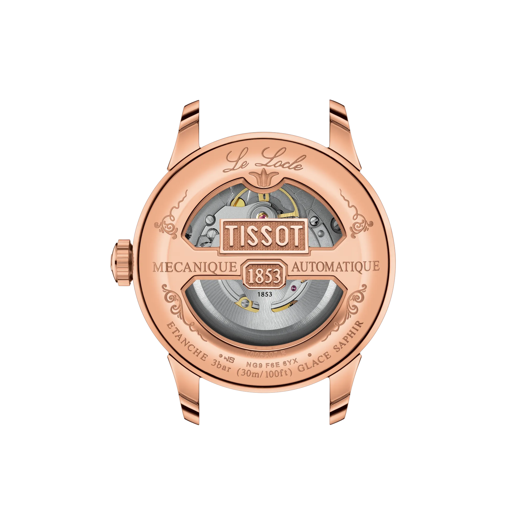 TISSOT T006.407.33.093.00 Watch - Swiss Automatic Movement Stainless Steel Case Sapphire Crystal Water Resistant (Image 6)