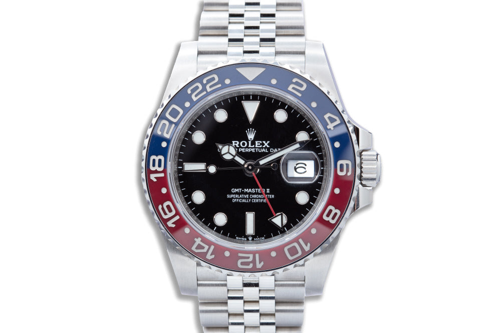 ROLEX 126710BLRO Watch - GMT Master II 40mm Jubilee Bracelet Swiss Automatic Dual Time Zone