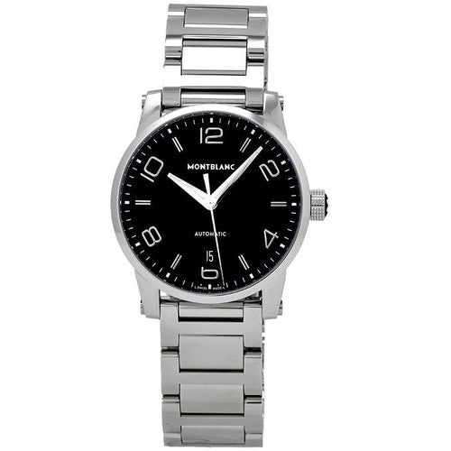 MONTBLANC 125582 Watch - 1858 Black Watch with 2 Year Warranty, Timeless Design, Swiss Precision, and Durable Construction