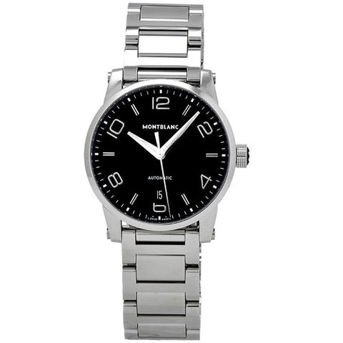 MONTBLANC 125582 Watch - 1858 Black Watch with 2 Year Warranty, Timeless Design, Swiss Precision, and Durable Construction