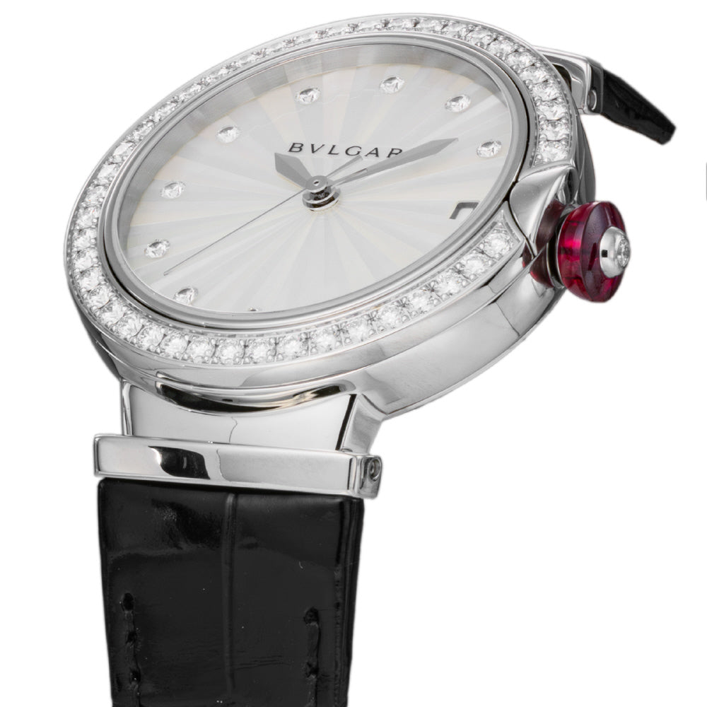 BVLGARI LU33WMOPSLD/12 Watch - Lucea [Lvcea] 2-Year Warranty Silver - Elegant Men's Fragrance with Premium Quality (Image 2)