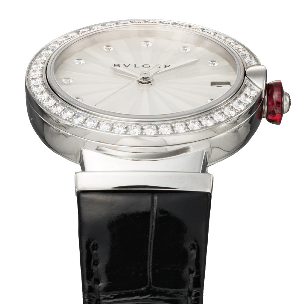 BVLGARI LU33WMOPSLD/12 Watch - Lucea [Lvcea] 2-Year Warranty Silver - Elegant Men's Fragrance with Premium Quality (Image 3)