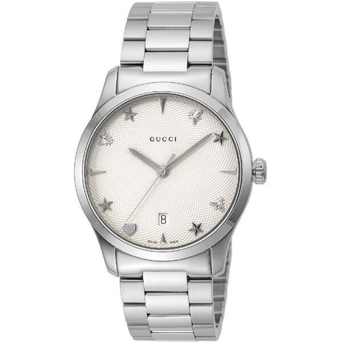 GUCCI YA1264028A Watch - G-Timeless 2-Year Warranty Silver [Parallel Import]