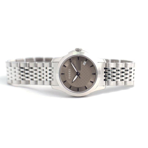 GUCCI G-Timeless 2-Year Warranty Brown YA126503 [Parallel Import]