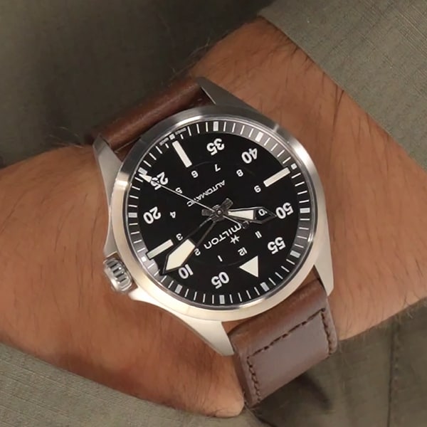 Hamilton H76305530 Watch - Khaki Aviation Pilot Auto 39mm (Image 2)