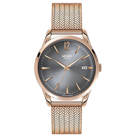 HENRY LONDON HL39-LS-0426 Watch - Holborn [HOLBORN] 2-Year Warranty Red