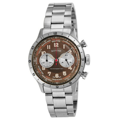 SONNE HI003BR Watch - Genuine Product with 1 Year Warranty Stylish Brown Design Durable Build Ideal for Everyday Use