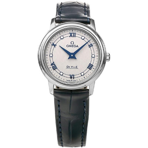 OMEGA 424.13.27.60.56.001 Watch - De Ville Prestige Ladies Leather Strap Parallel Import 5-Year Warranty