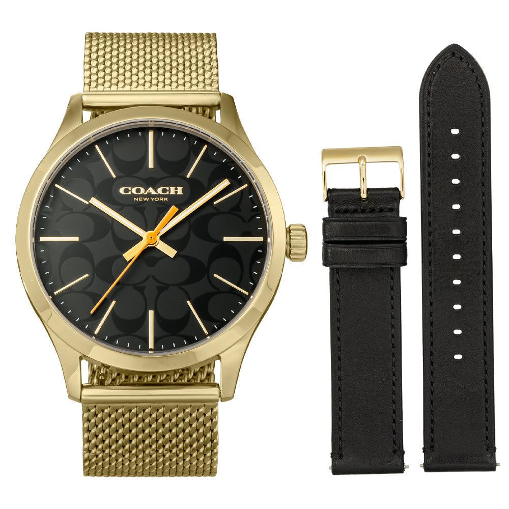 COACH 14000121 Watch - Baxter Black 2 Year Warranty Stylish Design Durable Material Perfect for Everyday Use
