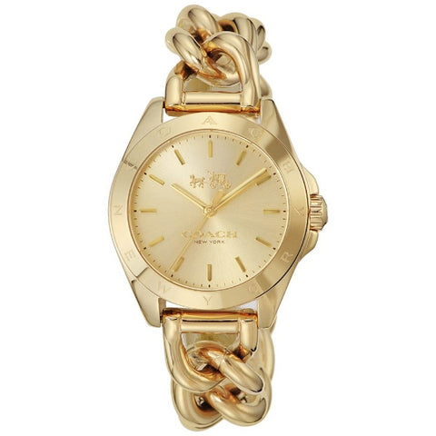 COACH 14502310 Watch - COACH TRISTEN 2-Year Warranty Gold - Premium Quality Parallel Import Handbag
