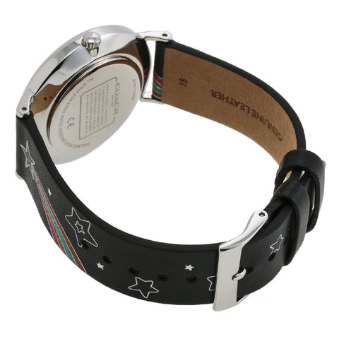 COACH 14503039 Perry 2-Year Warranty Black Stylish Design Durable Materials Elegant Timepiece