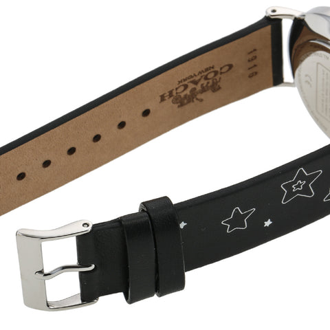 COACH 14503039 Perry 2-Year Warranty Black Stylish Design Durable Materials Elegant Timepiece