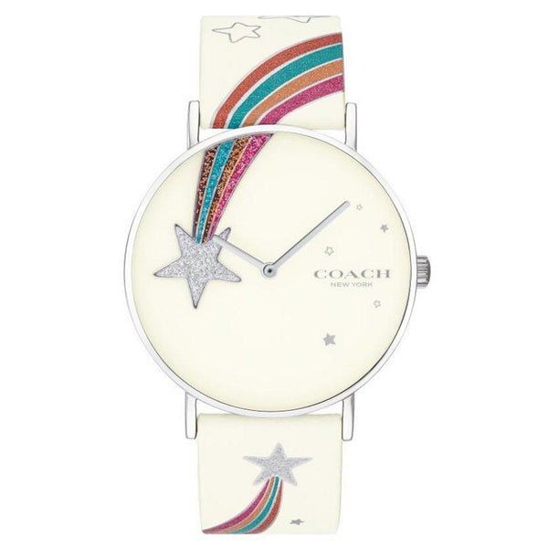 COACH 14503040 Watch - Perry White 2 Year Warranty Elegant Design Durable Material Stylish Accessory for Everyday Use