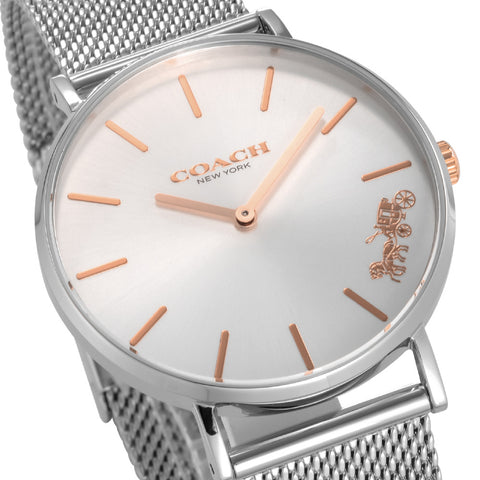 COACH 14503124 Perry Silver 2-Year Warranty Stylish Design Water-Resistant Quality Craftsmanship