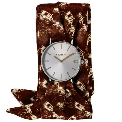 COACH 14503180 Watch - Perry Silver Watch with 2 Year Warranty Stylish Design Durable Build Perfect for Everyday Wear