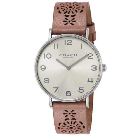 COACH 14503257 Watch - Perry Silver 2-Year Warranty Stylish Design Durable Construction Timeless Elegance