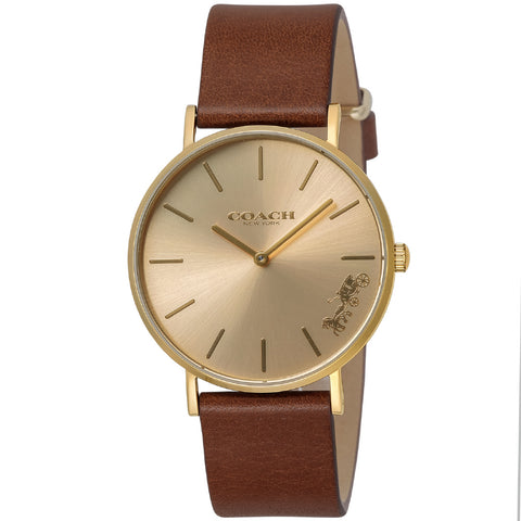 COACH 14503331 Perry Gold Watch 2-Year Warranty Stylish Design Durable Construction Timeless Elegance