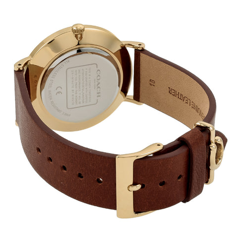 COACH 14503331 Perry Gold Watch 2-Year Warranty Stylish Design Durable Construction Timeless Elegance