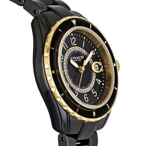 COACH 14503461 Preston Black 2-Year Warranty Stylish Design Durable Build Elegant Timepiece