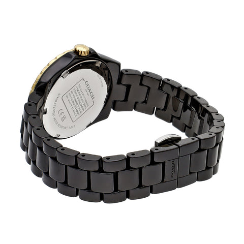 COACH 14503461 Preston Black 2-Year Warranty Stylish Design Durable Build Elegant Timepiece