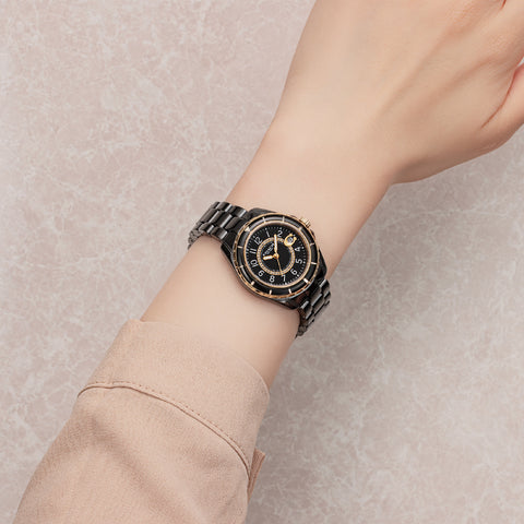COACH 14503461 Preston Black 2-Year Warranty Stylish Design Durable Build Elegant Timepiece