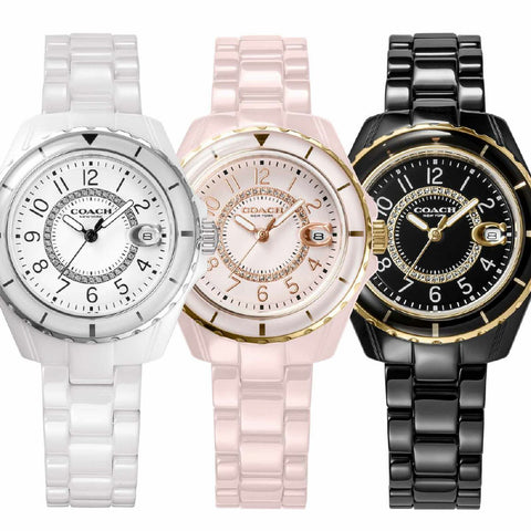 COACH 14503461 Preston Black 2-Year Warranty Stylish Design Durable Build Elegant Timepiece