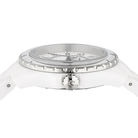 COACH 14503462 Stylish Preston Watch 2-Year Warranty White Color Elegant Design