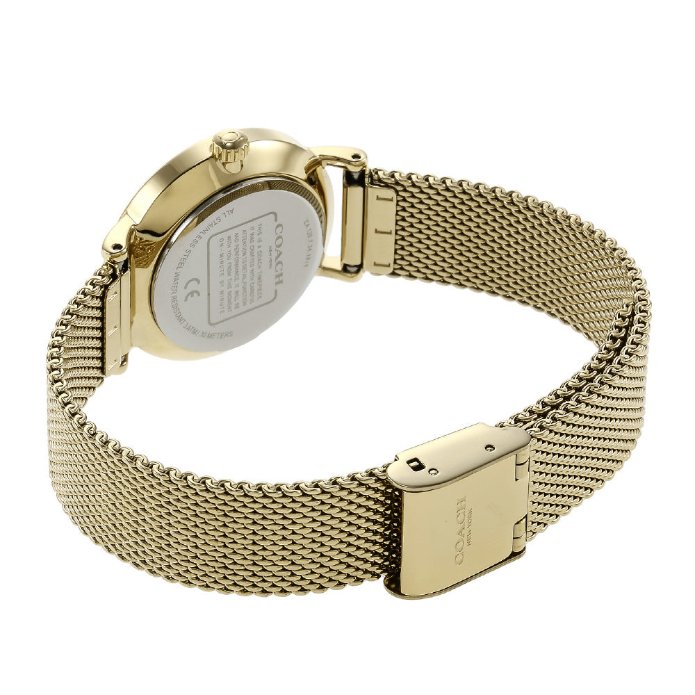 COACH 14503521 Watch - Perry 2-Year Warranty Yellow Gold Elegant Design Timeless Style Durable Construction (Image 4)