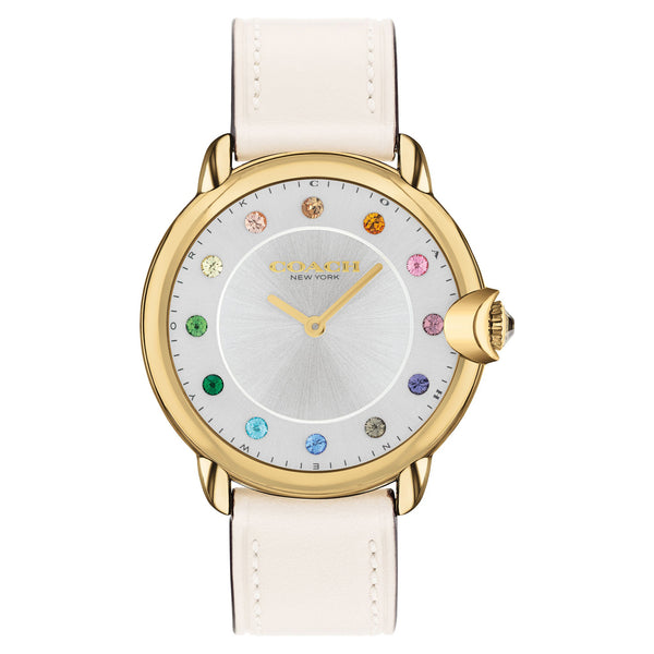 COACH 14503989 Watch - COACH Arden [ADEN] 2-Year Warranty Silver Handbag [Parallel Import] - Stylish & Durable