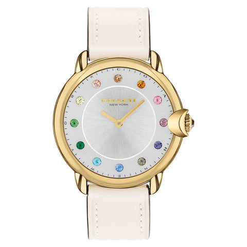 COACH 14503989 Watch - COACH Arden [ADEN] 2-Year Warranty Silver Handbag [Parallel Import] - Stylish & Durable