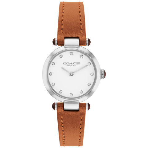 COACH 14504016 Stylish White Dial 25mm Case Elegant Design 5-Year Warranty