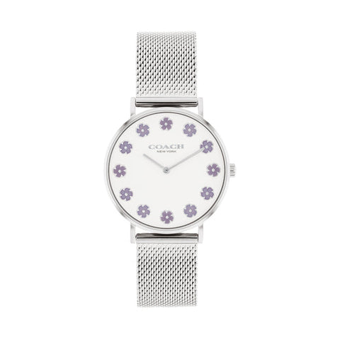 COACH 14504100 Watch - Perry White with 2 Year Warranty Stylish Design Durable Materials Perfect for Everyday Use