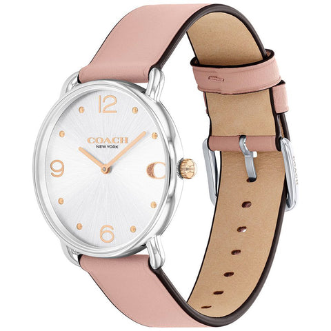 COACH 14504199 36mm Silver Stainless Steel Water Resistant Elegant Design 5-Year Warranty
