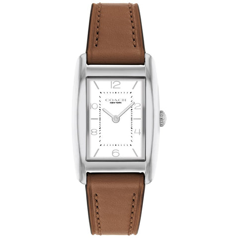 COACH 14504311 Stylish Design 5-Year Warranty 24mm x 35mm Durable Leather Band
