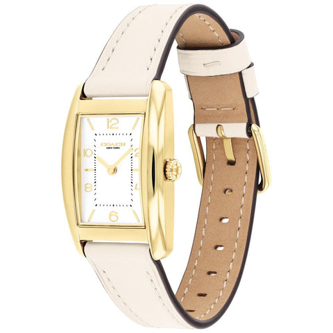 COACH 14504314 Stylish Design 5-Year Warranty Durable Leather Strap Water Resistant