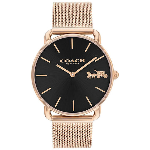 COACH 14504384 Stylish Black Dial 36mm Quartz Movement Water Resistant 5-Year Warranty