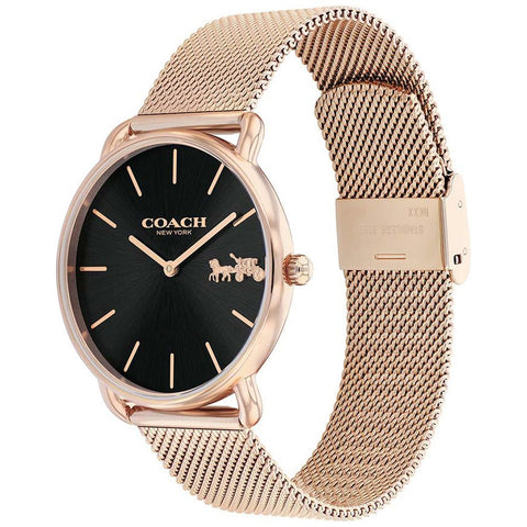 COACH 14504384 Stylish Black Dial 36mm Quartz Movement Water Resistant 5-Year Warranty