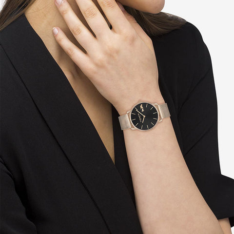 COACH 14504384 Stylish Black Dial 36mm Quartz Movement Water Resistant 5-Year Warranty