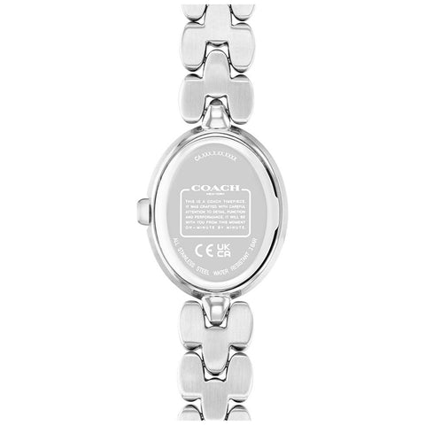COACH 14504420 Elegant Black Design 22.5mm x 27.5mm 5-Year Warranty Stylish Women's Watch