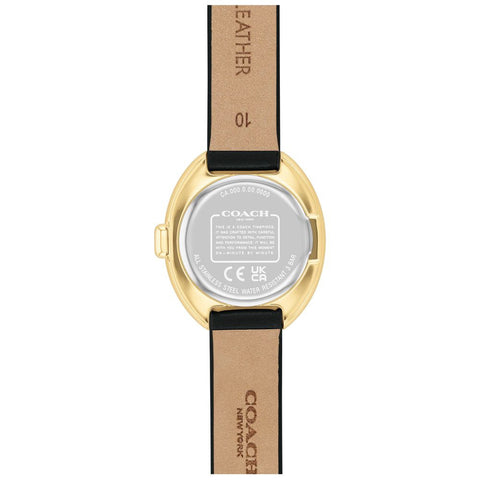 COACH 14504421 Elegant Black Design 5-Year Warranty Stylish Women's Watch 22.5mm x 27.5mm