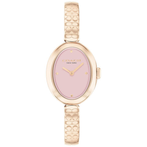 COACH 14504486 Stylish Pink Watch 22.5mm x 27.5mm Elegant Design 5-Year Warranty